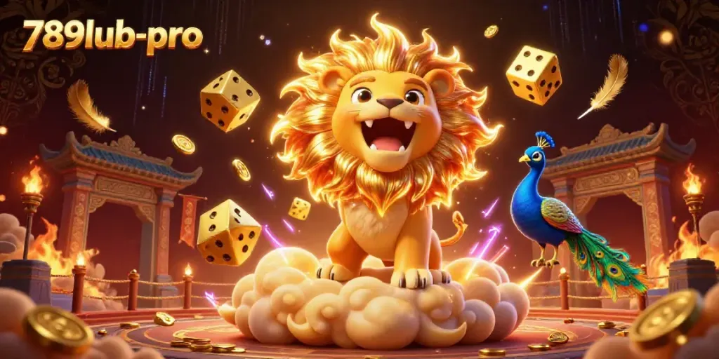 Experience the thrill at 789lub-pro with vibrant 3D casino elements and dynamic character action.