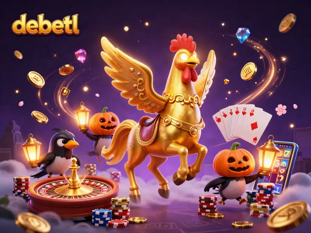 Experience the thrill of debetl with characters amidst vivid casino action and dynamic visuals.