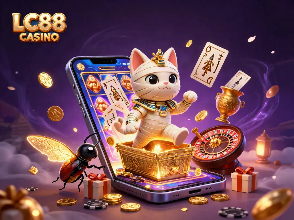 LC88 CASINO reveals thrilling gameplay with a vibrant Egyptian theme and dynamic casino elements.