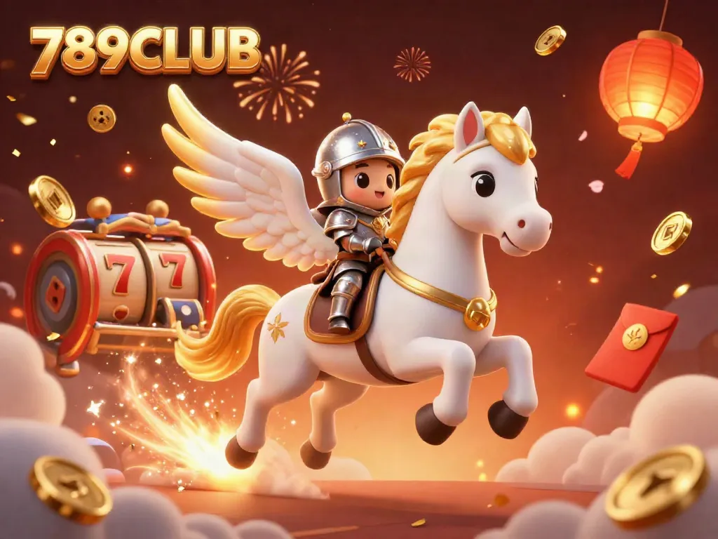 Experience the thrilling world of 789CLUB with dynamic 3D casino illustrations featuring games and excitement.