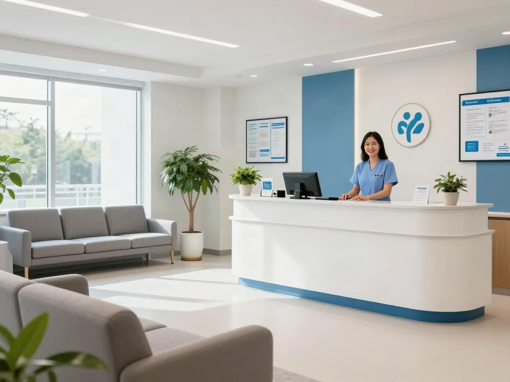 Situs toto related healthcare services: compassionate doctor consultation at health clinic.